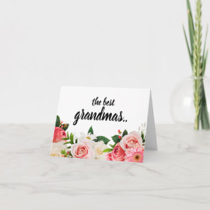 Custom Pregnancy Announcement Card for Grandma