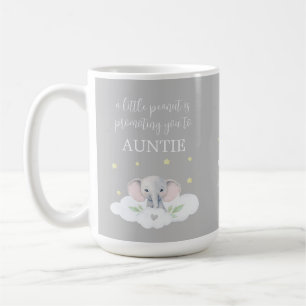 Custom Pregnancy Announcement Mug Cute Grey