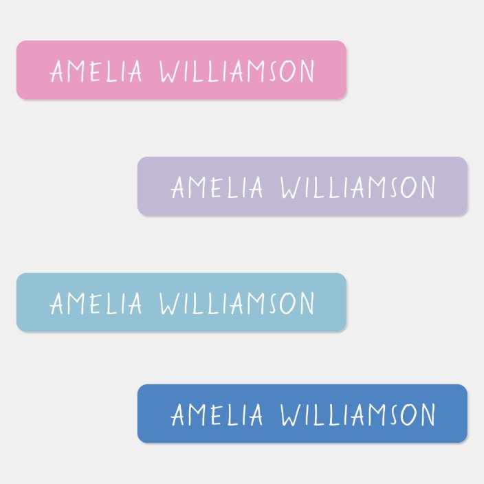 Custom Preprinted Cute Childs Clothing Name Kids Labels Zazzle Com Custom Preprinted Cute Childs Clothing Name Kids Labels Zazzle Com