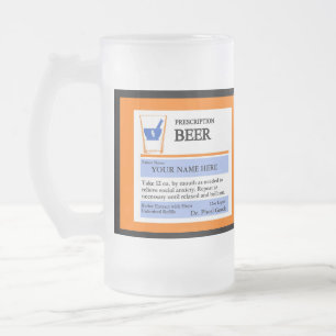 Custom Prescription Beer Mug