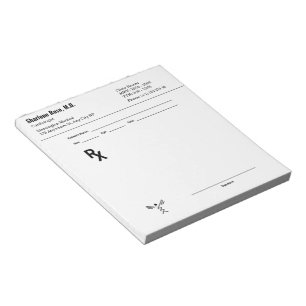 Custom Prescription Notepad – Editable Doctor RX 