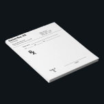 Custom Prescription Notepad – Editable Doctor RX<br><div class="desc">Custom Prescription Notepad – Editable Doctor RX Pad! ___________________________ Stay organized in style with our Custom Prescription Notepad, designed for doctors, nurses, and medical professionals who want a practical yet personalized tool for everyday use. This editable RX pad features a clean, professional layout while allowing customization to fit your name,...</div>