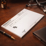 Custom Prescription Notepad – Editable Doctor RX<br><div class="desc">Custom Prescription Notepad – Editable Doctor RX Pad! ___________________________ Stay organized in style with our Custom Prescription Notepad, designed for doctors, nurses, and medical professionals who want a practical yet personalized tool for everyday use. This editable RX pad features a clean, professional layout while allowing customization to fit your name,...</div>