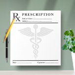 Custom Prescription Notepad – Editable Doctor RX<br><div class="desc">Custom Prescription Notepad – Editable Doctor RX Pad! ___________________________ Stay organized in style with our Custom Prescription Notepad, designed for doctors, nurses, and medical professionals who want a practical yet personalized tool for everyday use. This editable RX pad features a clean, professional layout while allowing customization to fit your name,...</div>