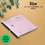 Custom Prescription Notepad – Editable Doctor RX<br><div class="desc">Custom Prescription Notepad – Editable Doctor RX Pad! ___________________________ Stay organized in style with our Custom Prescription Notepad, designed for doctors, nurses, and medical professionals who want a practical yet personalized tool for everyday use. This editable RX pad features a clean, professional layout while allowing customization to fit your name,...</div>