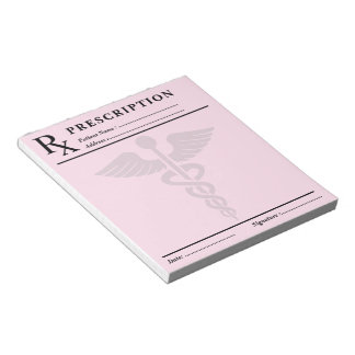 Custom Prescription Notepad – Editable Doctor RX 