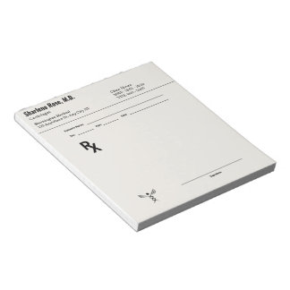 Custom Prescription Notepad – Editable Doctor RX