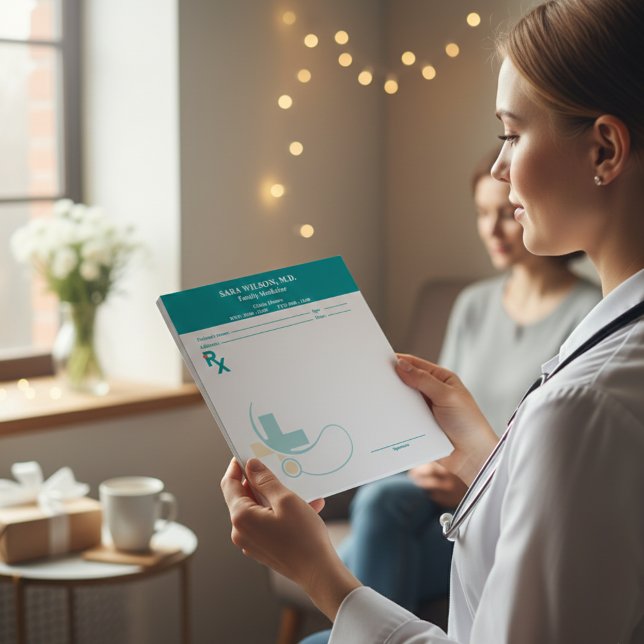 Custom Prescription Pad Template | Editable RX Not (Custom Prescription Pad Template | Editable RX Notepad )