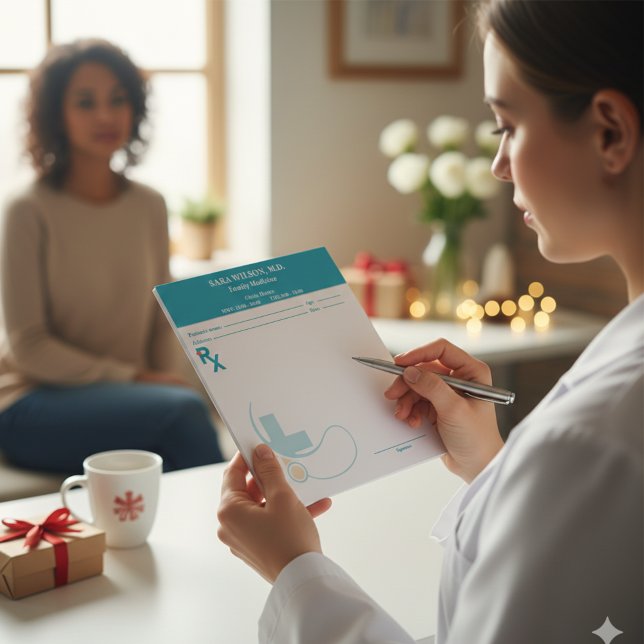 Custom Prescription Pad Template | Editable RX Not (Custom Prescription Pad Template | Editable RX Notepad )