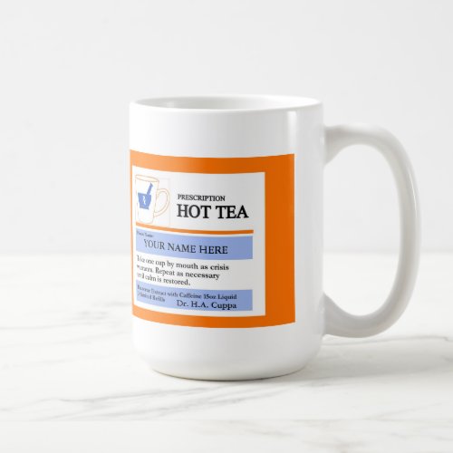 Custom Prescription Tea Mug