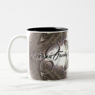 Custom presents for mother in law Two-Tone coffee mug