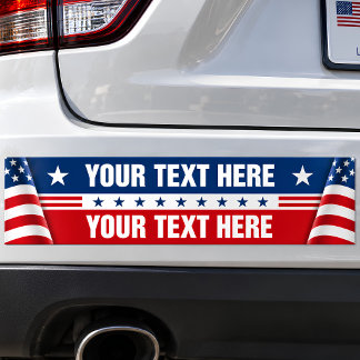 Custom President Election Bumper Sticker