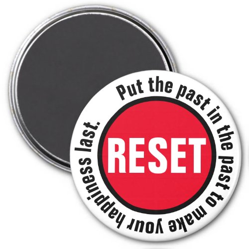 Custom Press the Reset Button Magnet