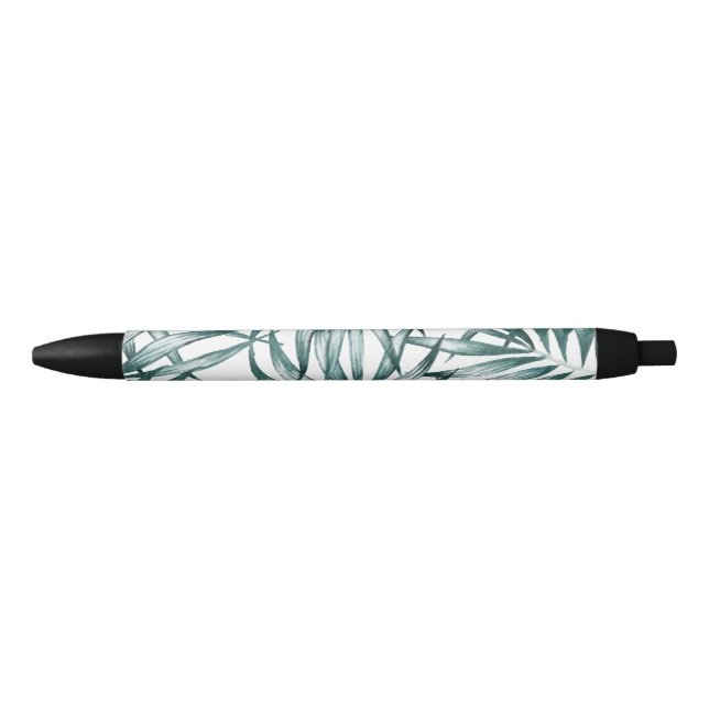 Custom pretty green leaves design   pen (Front)