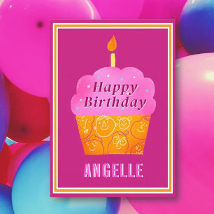 Custom  Pretty Happy Birthday card