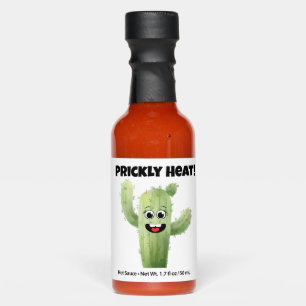 Custom Prickly Heat! Cactus Hot Sauces
