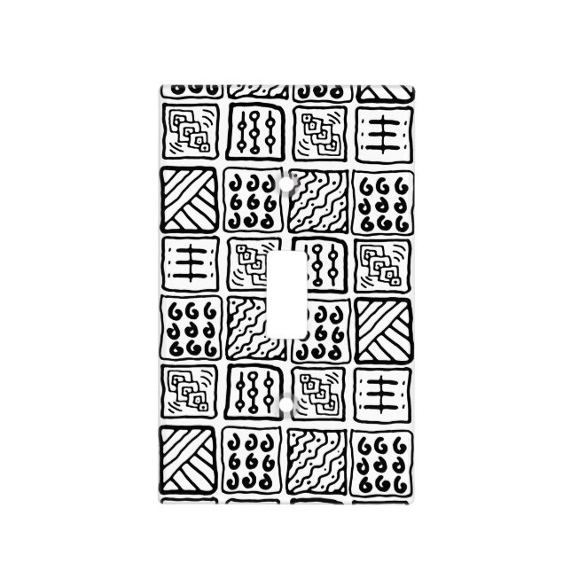 Custom Primitive Art switch cover (Front)