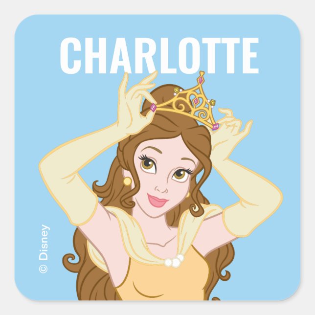 Custom Princess Belle | Back to School Labels (Front)