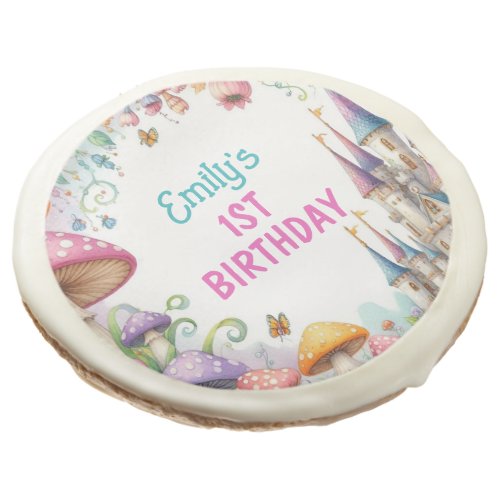 Custom Princess Fairy Daughter Birthday Fairycore Sugar Cookie