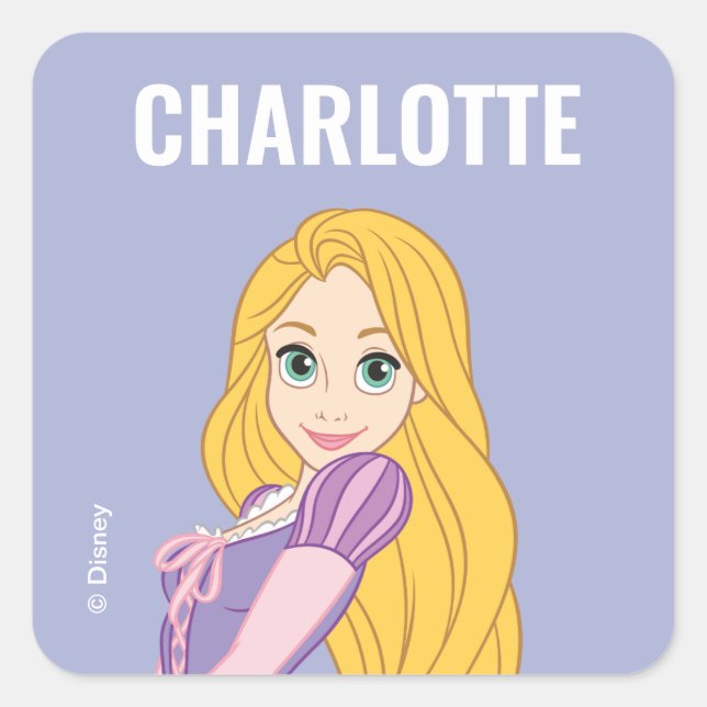 Custom Princess Rapunzel | Back to School Labels (Front)