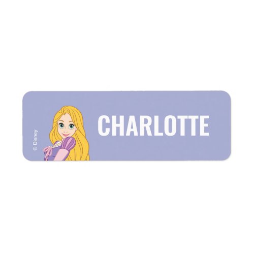 Custom Princess Rapunzel  Back to School Labels