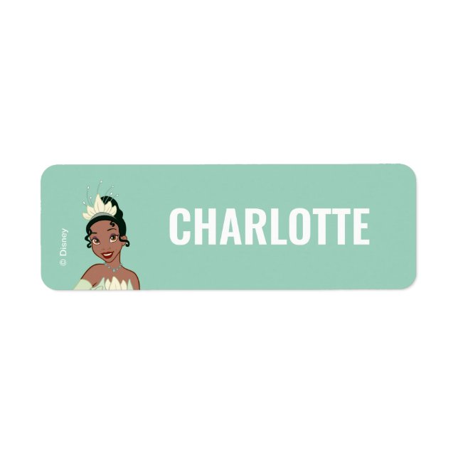 Custom Princess Tiana | Back to School Labels (Front)