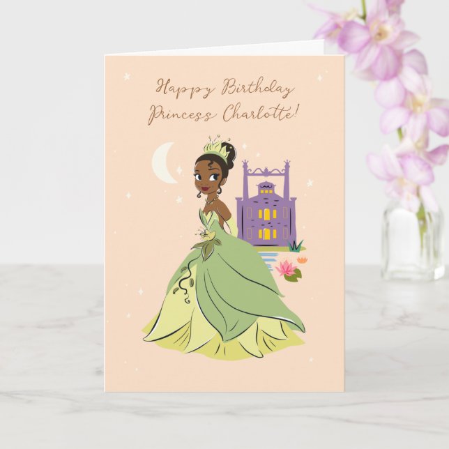 Custom Princess Tiana Birthday Card Zazzle