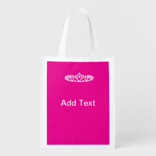 Custom Princess Tiara Sweet Sixteen Reusable Bag