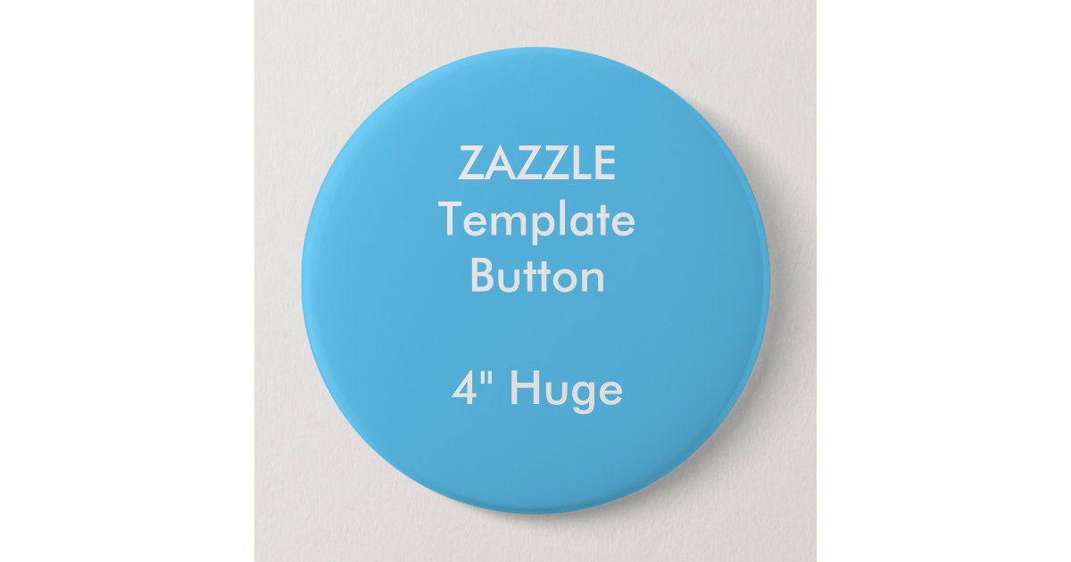 Large Button Template Custom Print 4