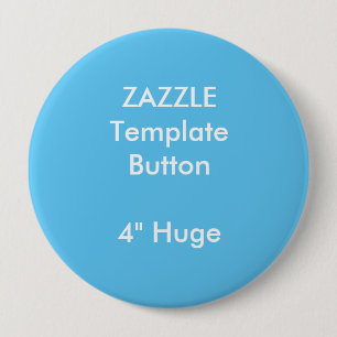 Custom Print 4" Huge Round Button Blank Template