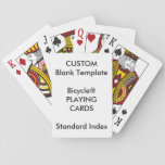Custom Print Bicycle&#174; Standard Index Playing Cards at Zazzle