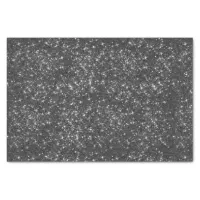 Custom Print Black Glitter Effect Tissue Paper