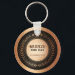 CUSTOM PRINT DIY MEDAL Bronze Champion EDITABLE Keychain<br><div class="desc">Create your own products! Upload your images, add or change the text and edit your design as you want. Once you're done, the print-on-demand service of will send you your order by mail. Do-it-Yourself DIY. Perfect to prepare custom gifts for: birthday, anniversary, wedding, bachelor, bachelorette, New Years Eves, Christmas, Hannukah,...</div>