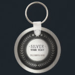 CUSTOM PRINT DIY MEDAL Silver Champion EDITABLE Keychain<br><div class="desc">Create your own products! Upload your images, add or change the text and edit your design as you want. Once you're done, the print-on-demand service of will send you your order by mail. Do-it-Yourself DIY. Perfect to prepare custom gifts for: birthday, anniversary, wedding, bachelor, bachelorette, New Years Eves, Christmas, Hannukah,...</div>