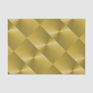 Custom Print Effect Gold Metallic Tissue Paper