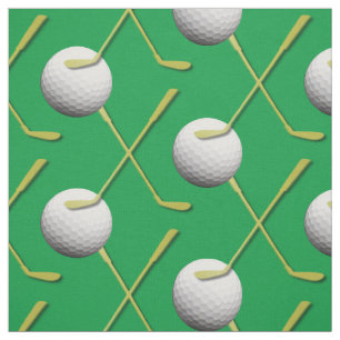 Custom Print Golf Theme Fabric