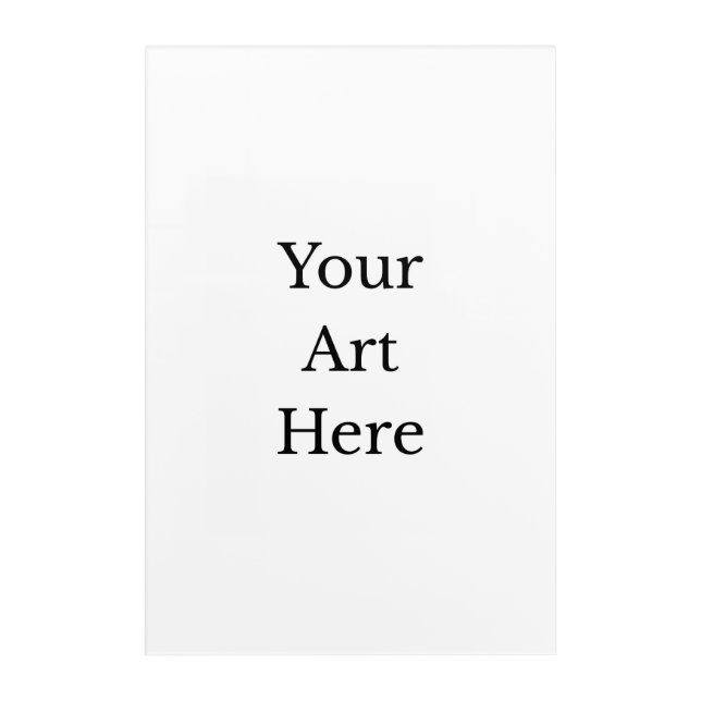 Custom Print Multiple Sizes Acrylic Print (Front)