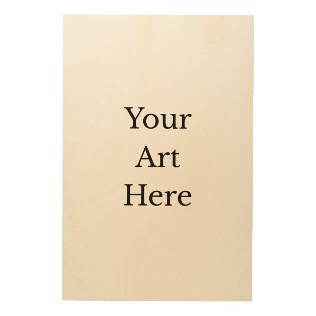 Custom Print Multiple Sizes Wood Wall Art (Front)