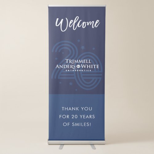 CUSTOM PRINT ORDER  for Kelsey _ Welcome Retractable Banner