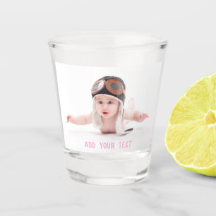 Custom Print Personalized Photo Shot Glass
