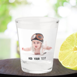 Custom Print Personalized Photo Shot Glass
