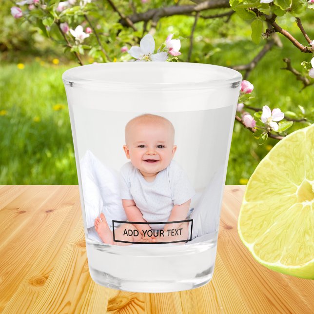 Custom Print Personalized Photo Shot Glass (Creator Uploaded)