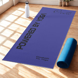 Custom Print Yoga Crew Deep Blue Yoga Mat