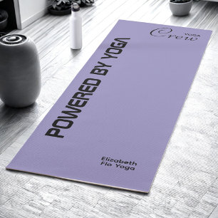 Custom Print Yoga Crew Ocean Pale Purple Yoga Mat