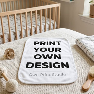 Custom Print Your Own Printing My Own To Order Baby Burp Cloth
