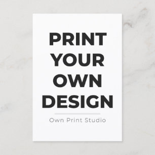 Custom Print Your Own Printing My Own To Order Card