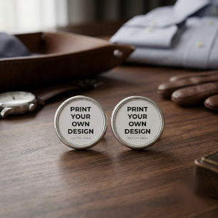 Custom Print Your Own Printing My Own To Order Cufflinks