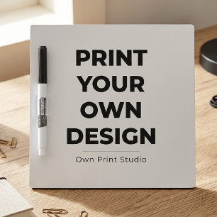 Custom Print Your Own Printing My Own To Order Dry Erase Board