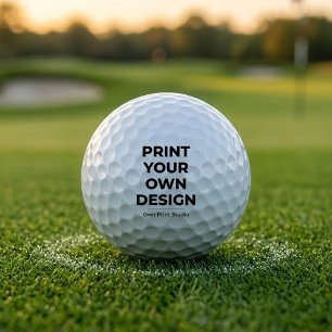 Custom Print Your Own Printing My Own To Order Golf Balls