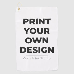Custom Print Your Own   Printing My Own To Order Golf Towel